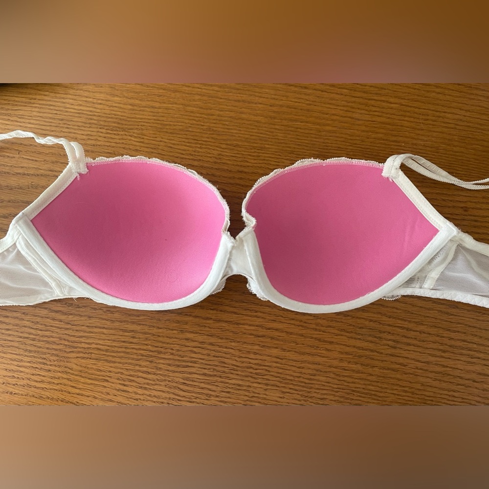 PINK by Victorias Secret off white push up bra 36C - Picture 2 of 3